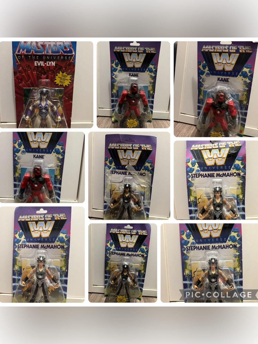 MOTU Origins & Masters of the WWE Universe Action Figure Bundle (9 NIB)